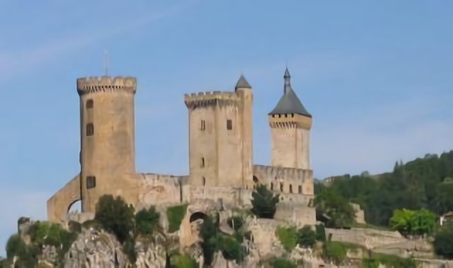 Midi Pyrénées, Ariège, Foix, Château.