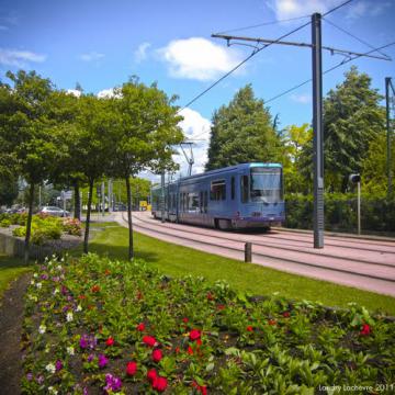 Tram TFS de Rouen Charles de Gaulle