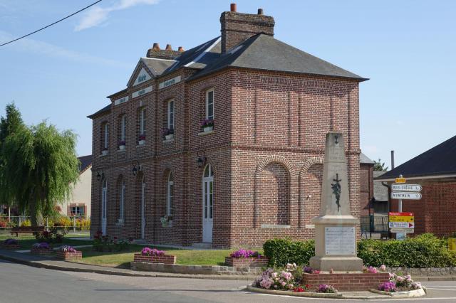 Mairie de Servaville-Salmonville, Seine-Maritime, France