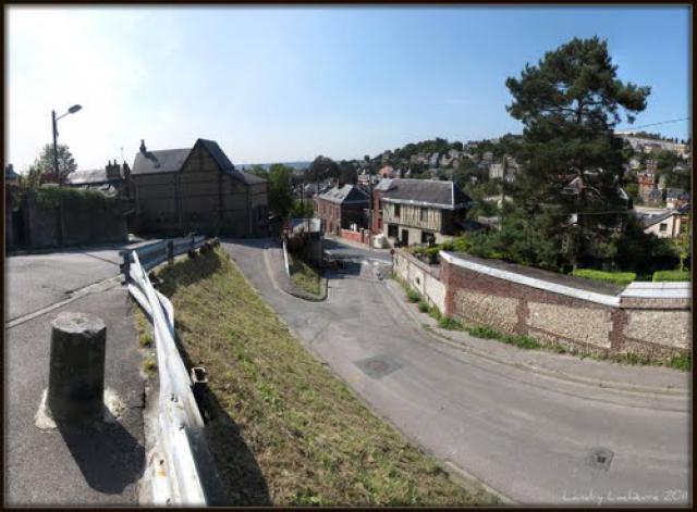 Angle de la Rue Quesney et de la rue de Bihorel.