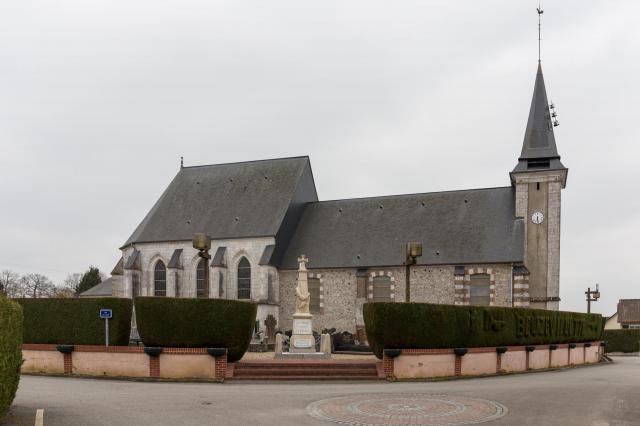 Église Saint-Aubin de Beuzevillette.