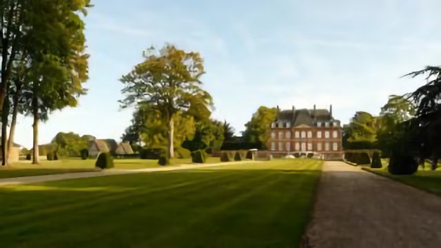 Château de Bois-Héroult depuis les jardins