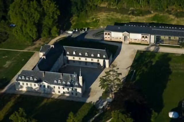 Abbaye du valasse vue du ciel 1