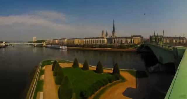 FRA Rouen City & [Seine] (Ile Lacroix) from Pont Pierre Corneille Panorama by KWOT