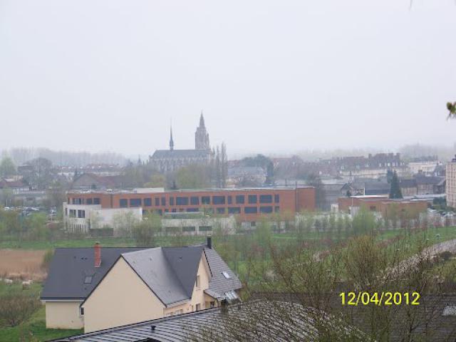Vue sur Caudebec en Caux