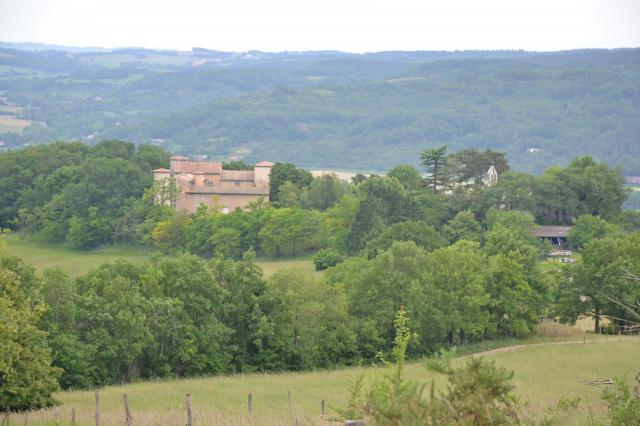 Le château de Gargas, à Viviès (Ariège, France).