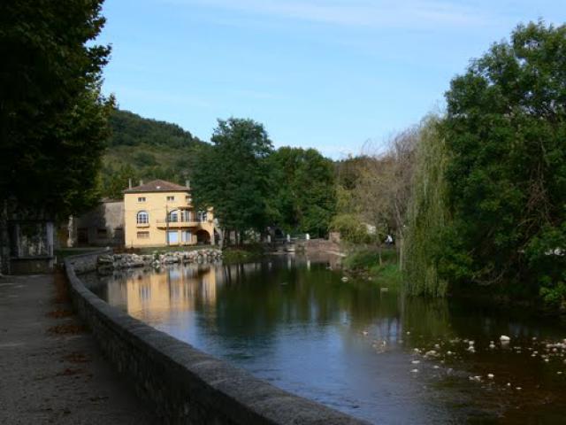 View along l'Hers, La Bastide sur l'Hers