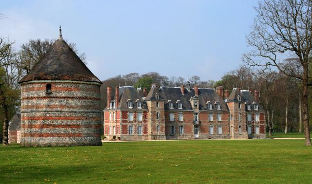 Château de Janville (Paluel, Seine-Maritime).