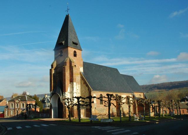 Vieux-Rouen-sur-Bresle, Seine-Maritime, fr, église Notre-Dame