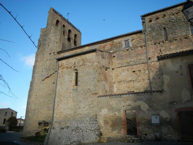 Eglise Saint-Jean-Baptiste (XII-XIVe), Lapenne (09)