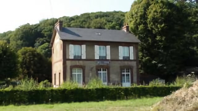 France: Grainville la Teinturiere - La gare désafectée
