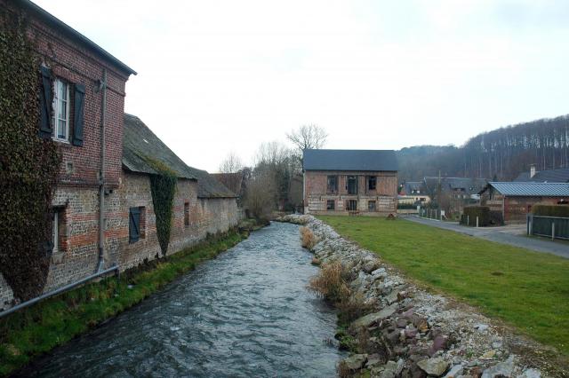 Grainville-la-Teinturière (Seine-Maritime, France) Le moulin.