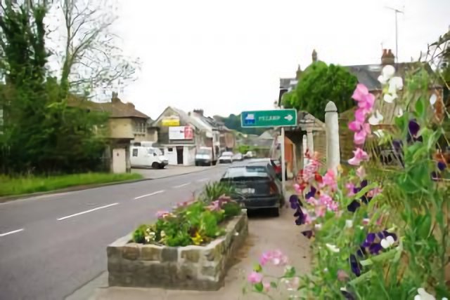 Route fleurie.