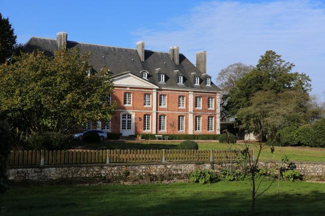 Le château de Cuverville, ancienne propriété d'André Gide.
