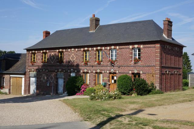 Mairie d'Auzouville-sur-Ry, Seine-Maritime, France
