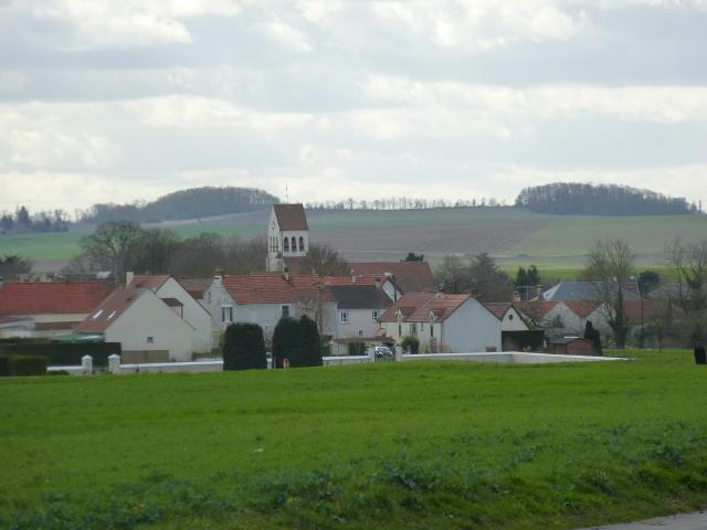 Village de Marcilly. (Seine-et-Marne, région Île-de-France).