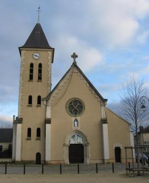 Église Saint-Germain d'Annet-sur-Marne. (Seine-et-Marne, région Île-de-France).
