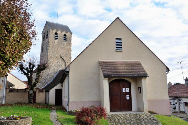 Église Saint-Sulpice de Chauffry. (département de la Seine-et-Marne, région Île-de-France).