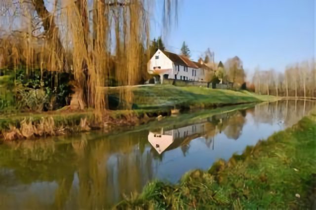 La barque sous le saule attendra le printemps !