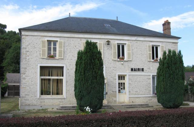 Mairie de Faÿ-lès-Nemours. (Seine-et-Marne, région Île-de-France).