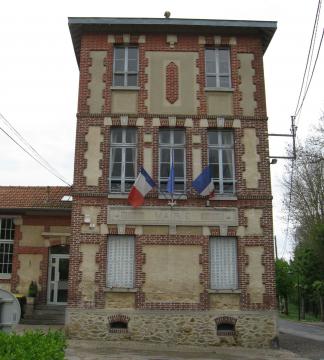 Mairie de Dammartin-sur-Tigeaux (Seine-et-Marne, région Île-de-France).