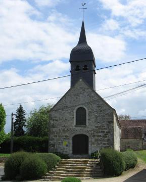 Église Notre-Dame-de-Lorette de Meigneux. (Seine-et-Marne, région Île-de-France).