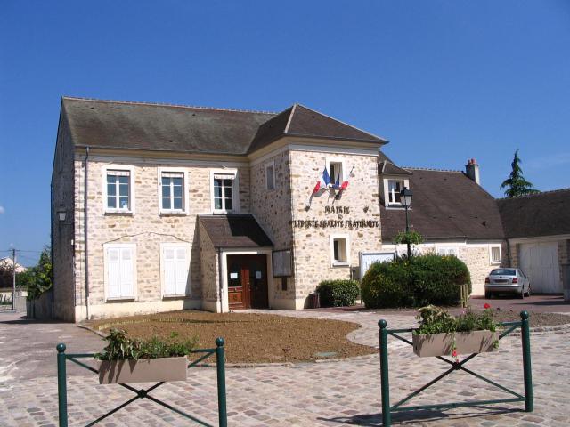 La mairie de Vernou-la-Celle-sur-Seine, Seine-et-Marne, France.
