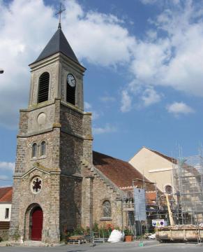 Église Saint-Martin de Sammeron. (département de la Seine-et-Marne, région Île-de-France).