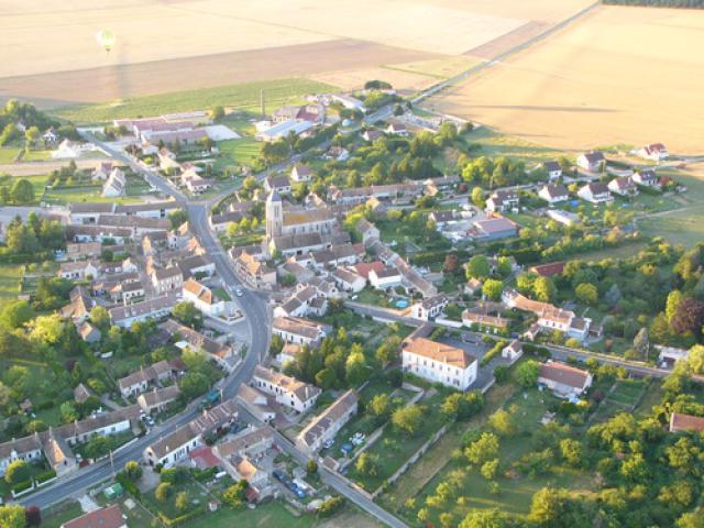 Villemer - Vue aérienne