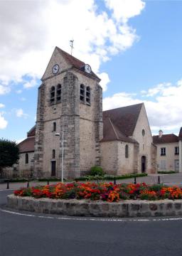 Church of Our Lady of the Assumption, Moissy-Cramayel, Sein-et-Marne, France.