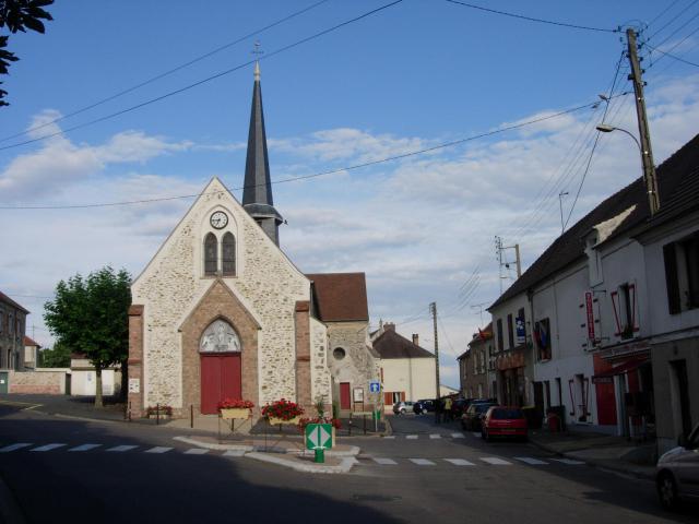 Eglise Saint-Sulpice de Boissy-le-Châtel.