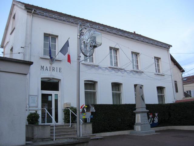 Mairie de Dampmart. (Seine-et-Marne, région Île-de-France).