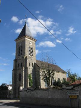 Église Saint-Pierre-et-Saint-Paul de Précy-sur-Marne. (Seine-et-Marne, région Île-de-France).