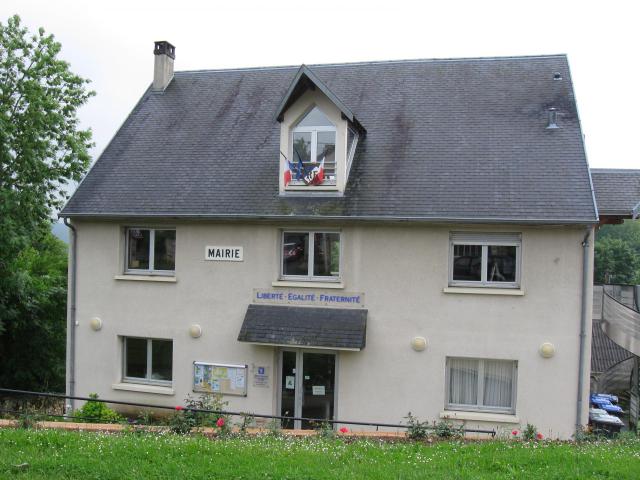 Mairie de Sainte-Aulde. (département de la Seine-et-Marne, région Île-de-France).