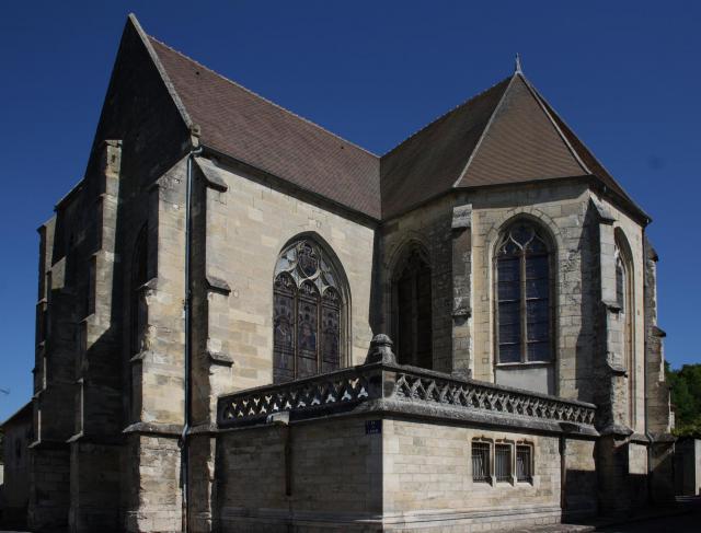 Kirche Saint-Cyr-et-Sainte-Julitte in Crouy-sur-Ourcq (Département Seine-et-Marne), im 16. Jahrhundert erbaut