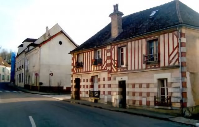 Maison traditionnelle du pays de Louis Braille, l'inventeur de l'écriture pour aveugles