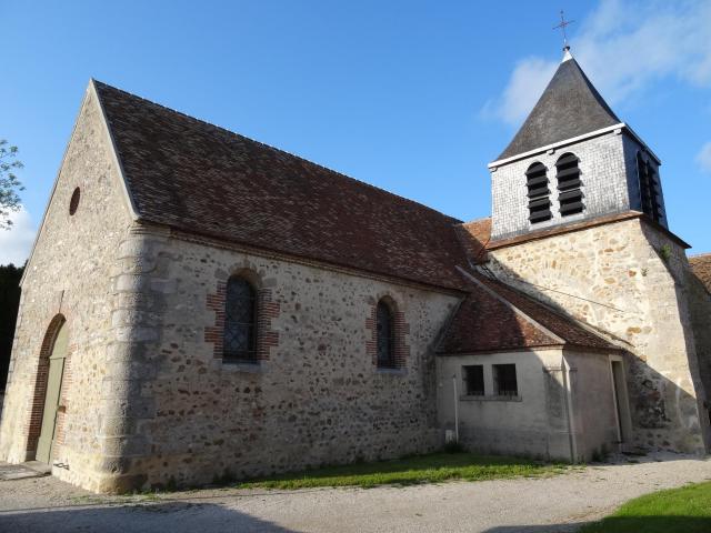Église Notre-Dame de Noyen-sur-Seine. (Seine-et-Marne, région Île-de-France).