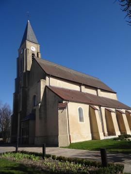 Eglise Saint Médard, Saint-Mard, Seine-et-Marne, France.