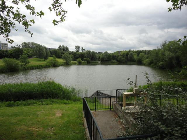Unamed Torcy's lake, behind Jean Moulin High School