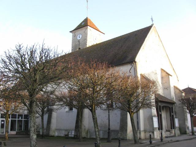 Église Saint-Germain de Roissy-en-Brie. (Seine-et-Marne, région Île-de-France).