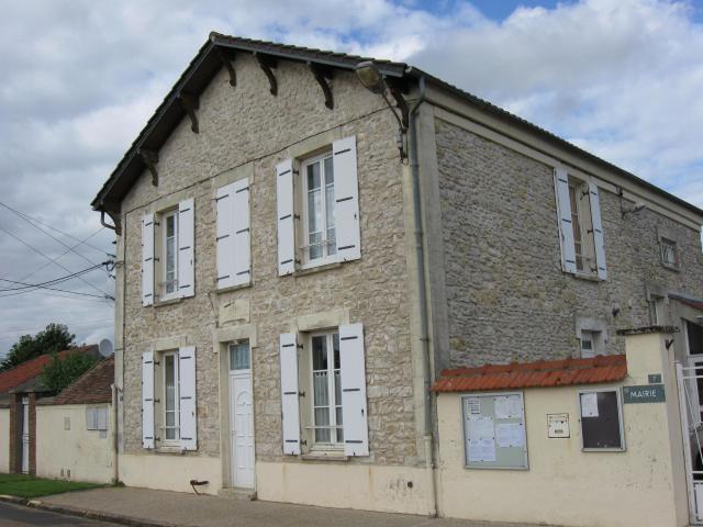 Mairie de Garentreville. (département de la Seine et Marne, région Île-de-France).