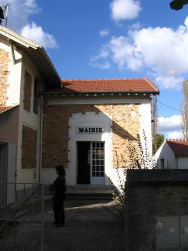 L'hôtel de ville de Courquetaine, Seine-et-Marne, France.