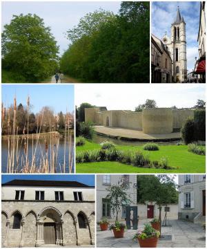Montage sur la ville de Brie-Comte-Robert