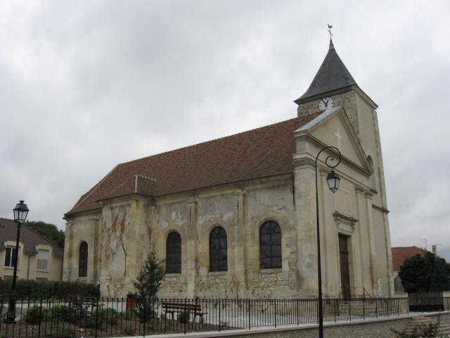 Église Notre-Dame-de-l’Assomption de Compans. (département de la Seine-et-Marne, région Île-de-France).