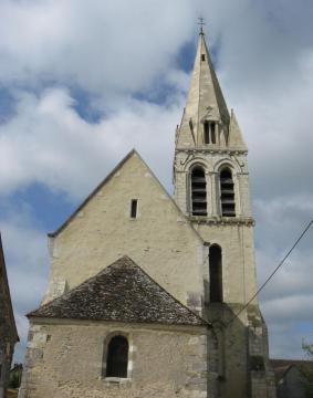 Église Saint-Martin de Moisenay. ( Seine-et-Marne, région Île-de-France).