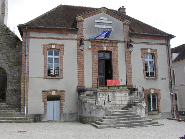 Mairie de Donnemarie-Dontilly. (Seine-et-Marne, région Île-de-France).