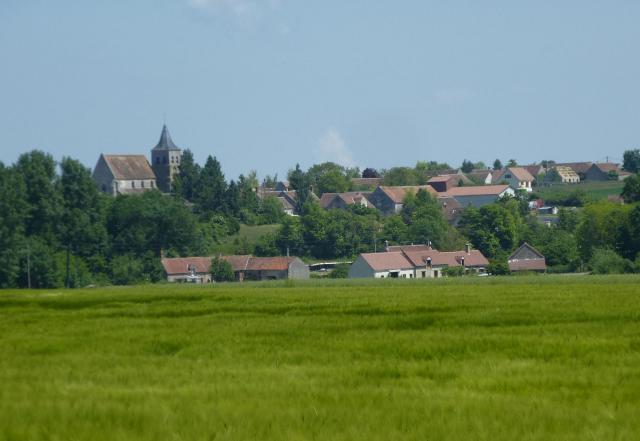 Village de Villenauxe-la-Petite. (département de la Seine-et-Marne, région Île-de-France).