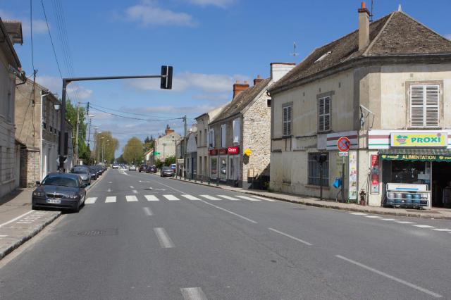 Rues de Chailly-en-Bière (Commune de Chailly-en-Bière, Seine-et-Marne, France)