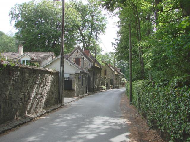 Barbizon, France, Village Road