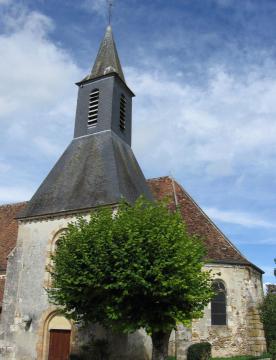 Église Notre-Dame-de-l’Assomption de Coutençon. (Seine-et-Marne, région Île-de-France).